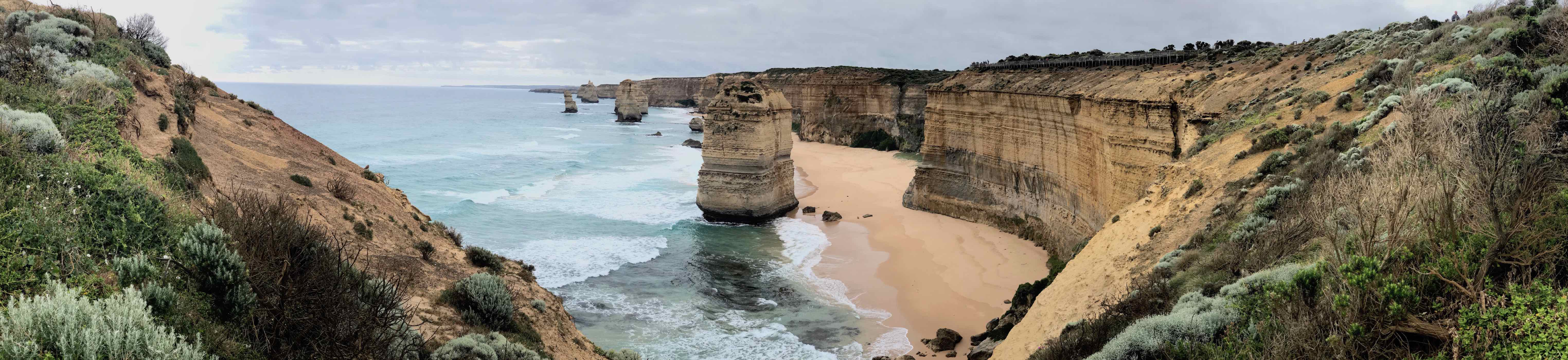 Panorama of Twelve Apostels in Australia